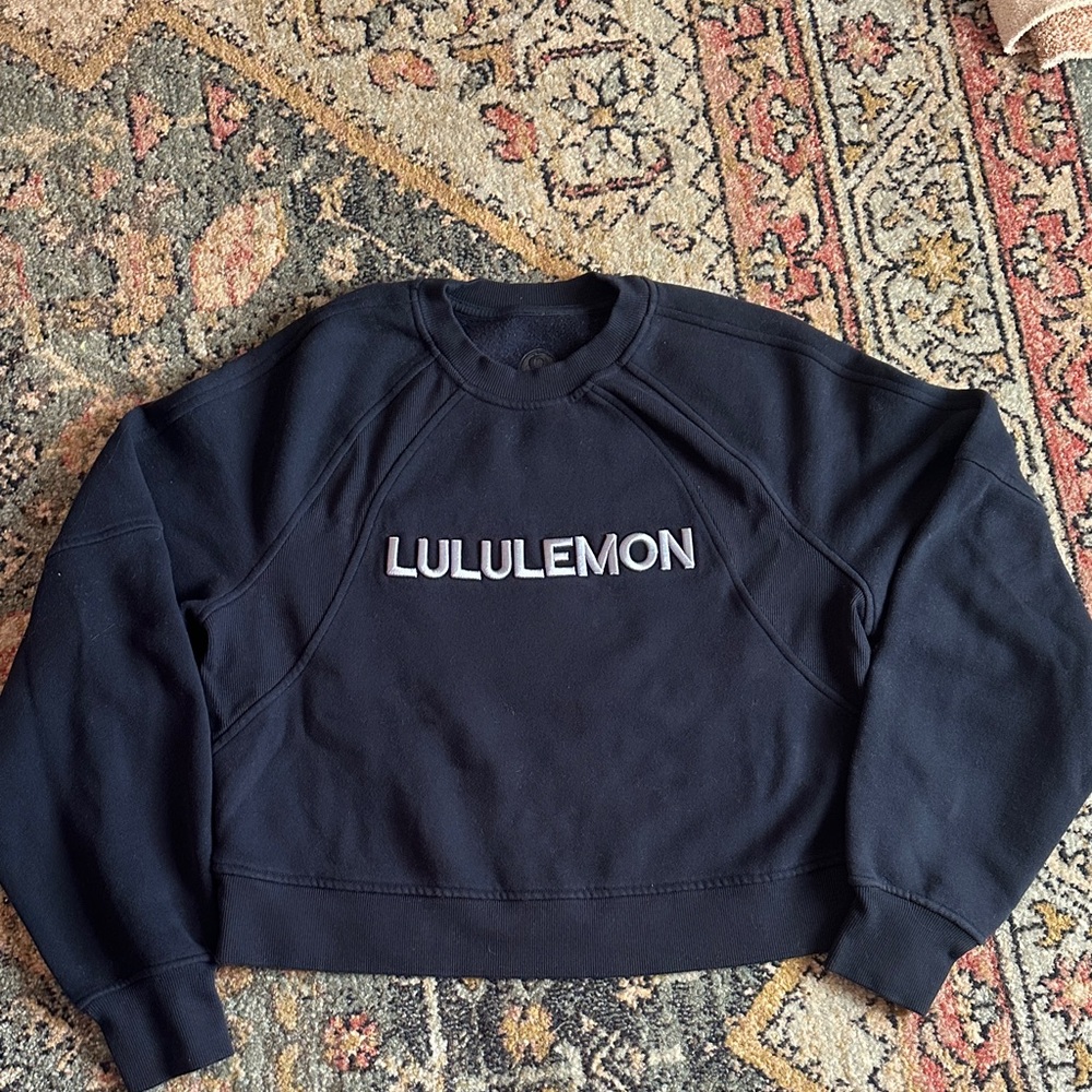 lululemon athletica Navy Scuba Pullover